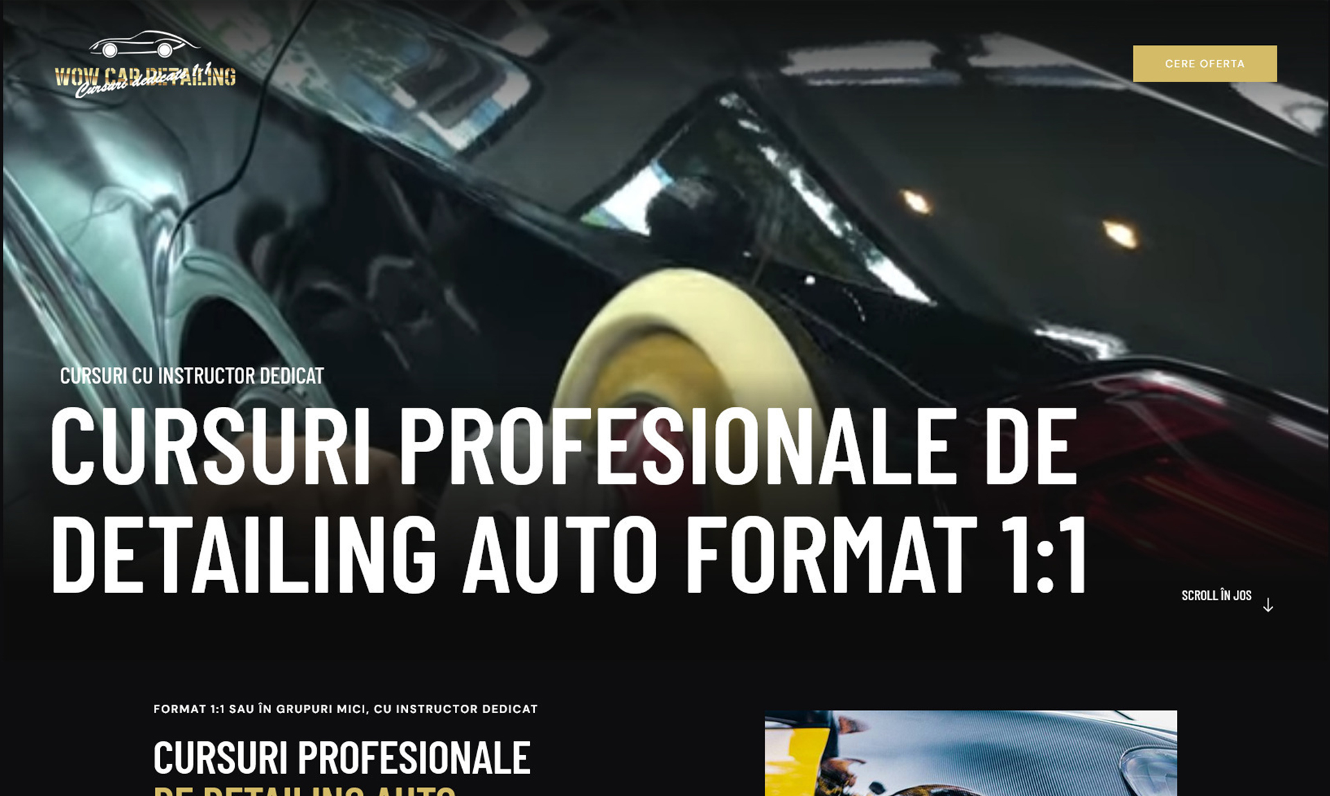 WOW Car Detailing – Cursuri
